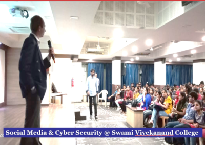 Jasmin Dawda's Cybersecurity Workshop @ Swami Vivekanand College