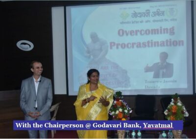Jasmin Dawada Time with Chairperosn of Godavari Bank