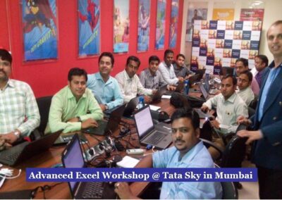 Advanced Excel training for Tata Sky