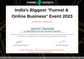Jasmin Dawada Flexi Funnels Certificate