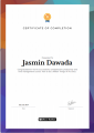 Jasmin Dawada Time Management Certificate